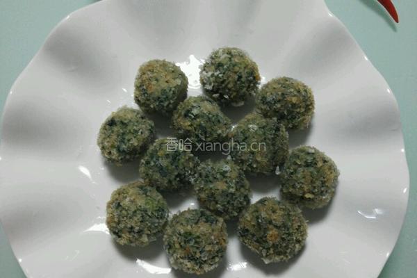 荠菜肉丸子的做法图解12