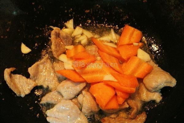 菜花炒肉的做法图解8