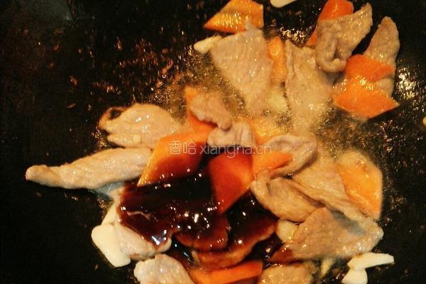 菜花炒肉的做法图解9