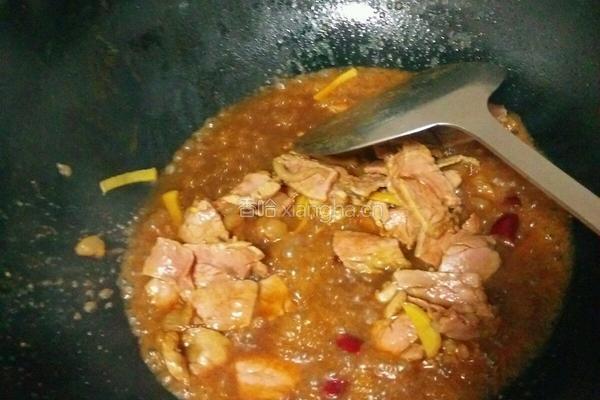 蒜苔炒咸肉的做法图解6