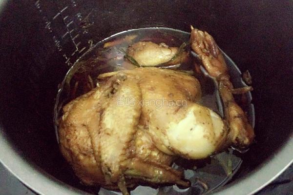 电饭煲焖鸡的做法图解8