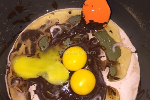 可可奶油方蛋糕的做法图解2