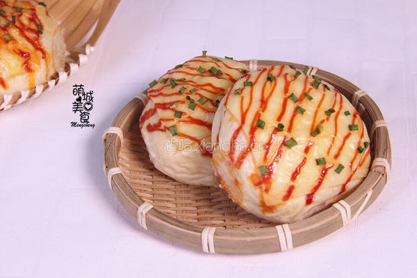 早餐正能量---葱香芝士包的做法图解2