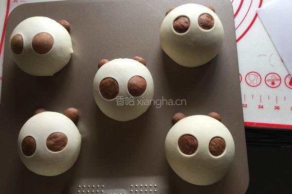 欧克皮熊猫面包的做法图解15