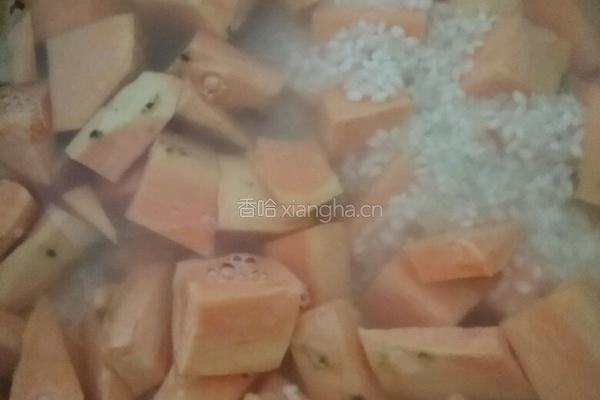 红薯粥的做法图解4