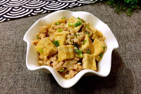 肉末豆腐的做法图解11