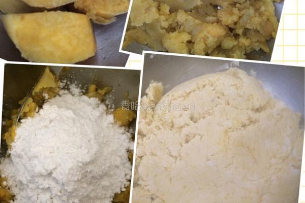地瓜饼的做法图解2