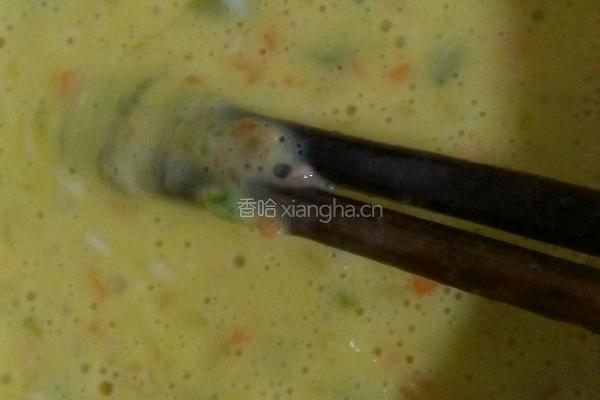 洋葱圈鸡蛋小饼的做法图解4