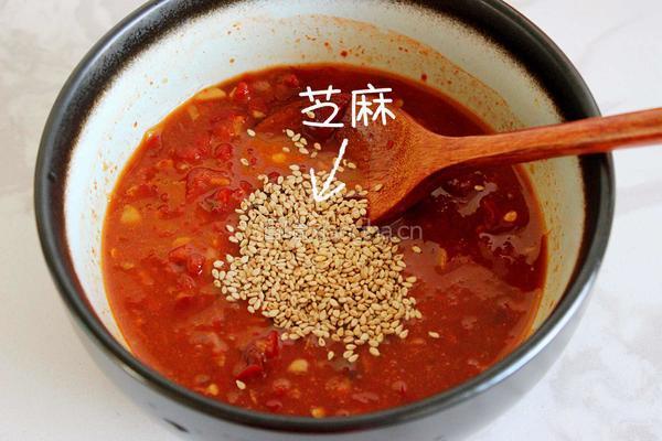 烤冷面的做法图解7