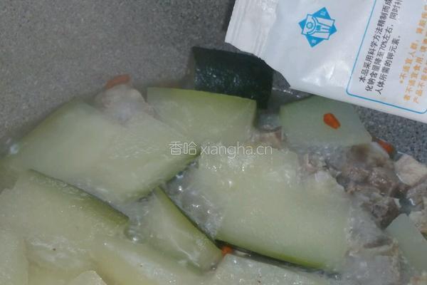 冬瓜排骨汤的做法图解12