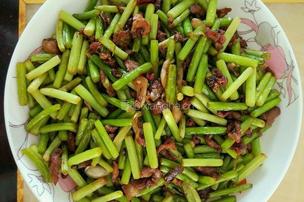 蒜苔炒肉丝的做法图解7