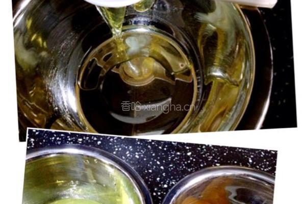 菠菜戚风蛋糕的做法图解2