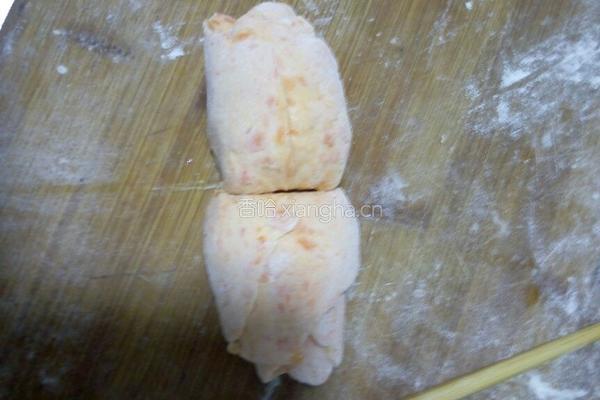 胡萝卜花卷的做法图解7