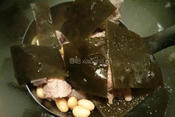 海带龙骨汤的做法图解4