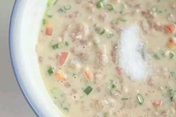 香煎鸡蛋肉饼的做法图解9