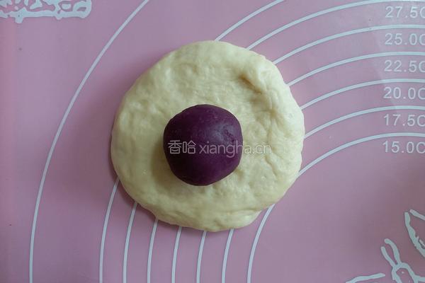 紫薯馅椰蓉酸奶小面包的做法图解6