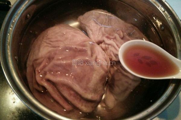 卤猪肚的做法图解3