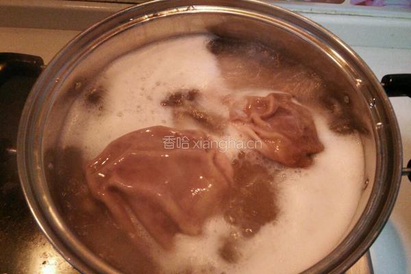 卤猪肚的做法图解4