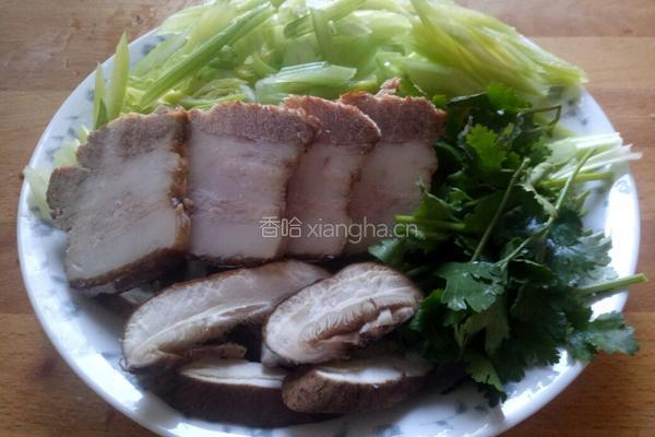 三香炒肉片的做法图解3
