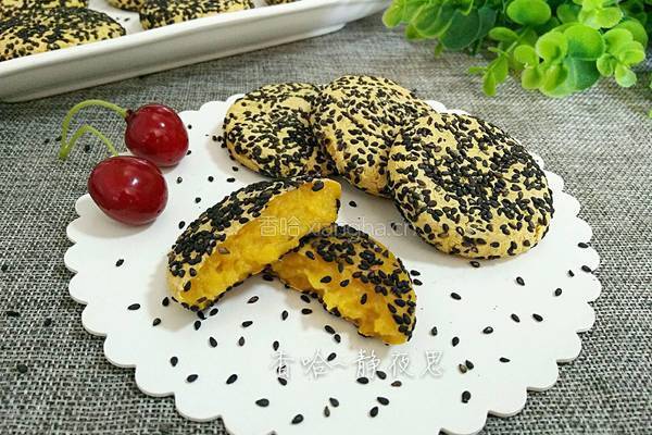 黑芝麻红薯饼（烤箱版）的做法图解1