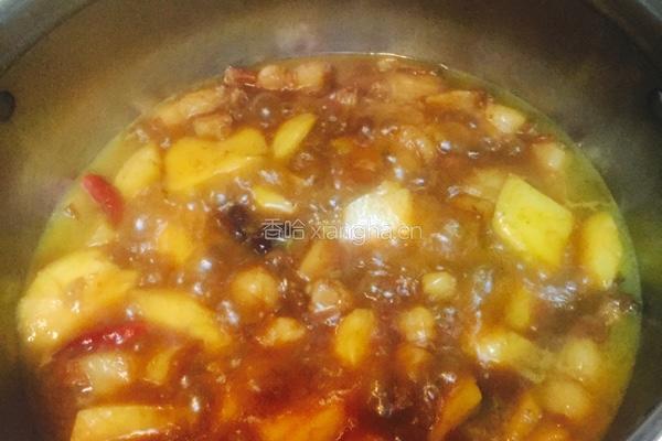 红烧肉炖土豆的做法图解8
