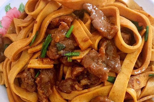 千张丝炒牛肉的做法图解8