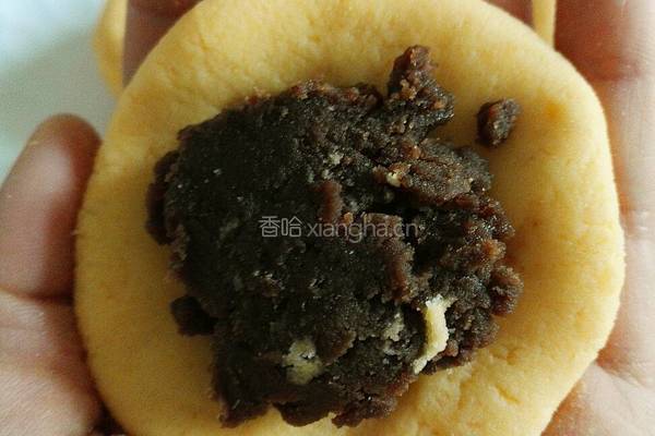 红薯芝麻饼的做法图解7