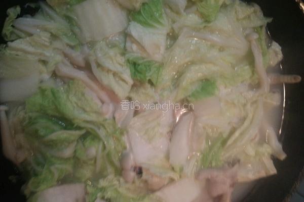 鸡爪白菜蘑菇豆腐汤的做法图解14