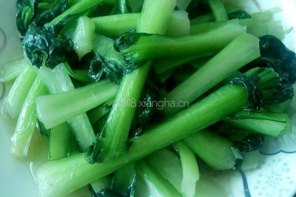 清炒青菜的做法图解5