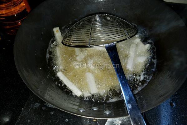芝麻香芋的做法图解4