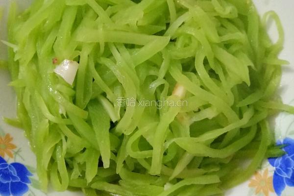 清炒莴笋丝的做法图解4