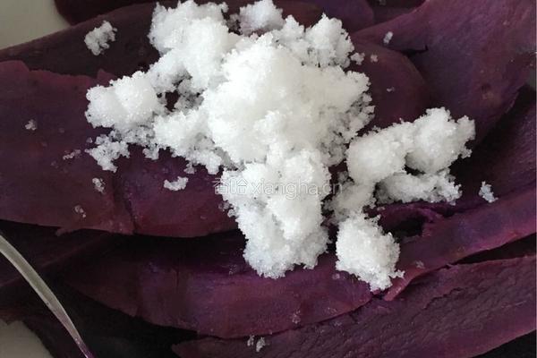 Q弹紫薯雪丽糍的做法图解1