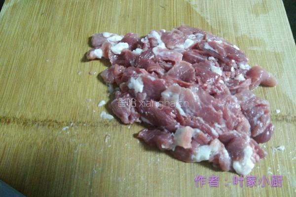 汆汤肉片的做法图解1