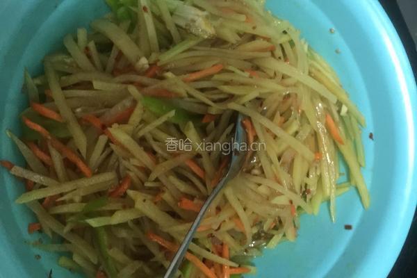 凉拌土豆丝的做法图解7