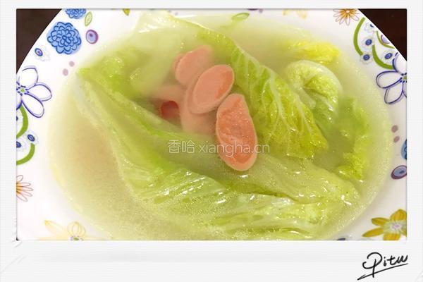 简易上汤娃娃菜的做法图解6