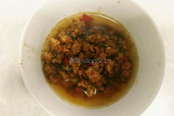 清蒸肉末金针菇的做法图解3
