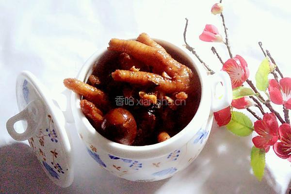 鸡爪烧鹌鹑蛋的做法图解11