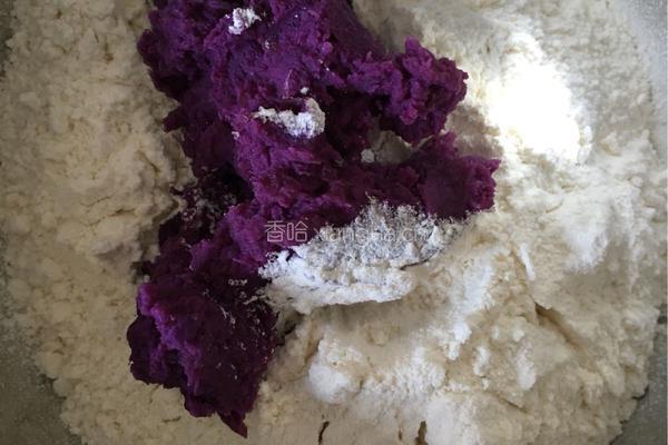 Q弹紫薯雪丽糍的做法图解3