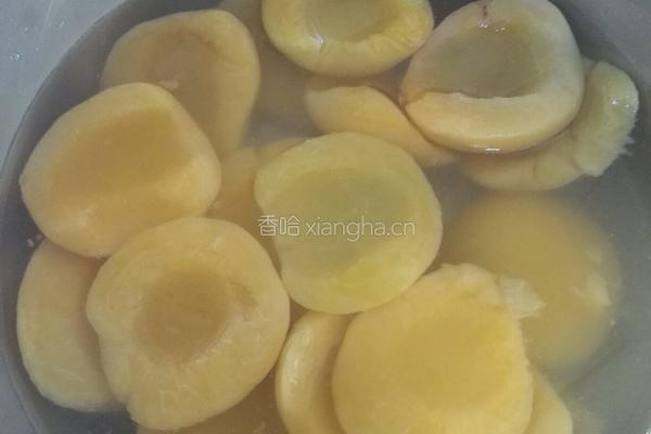 自制黄桃罐头的做法图解3