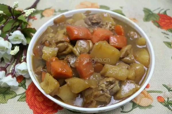 咖喱土豆鸡块