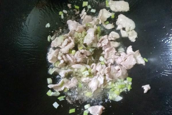 肉炒鲜藕的做法图解5
