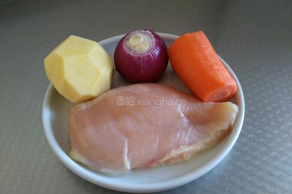 咖喱鸡肉小海豚饭团的做法图解1