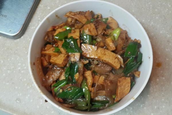 香干回锅肉的做法图解4