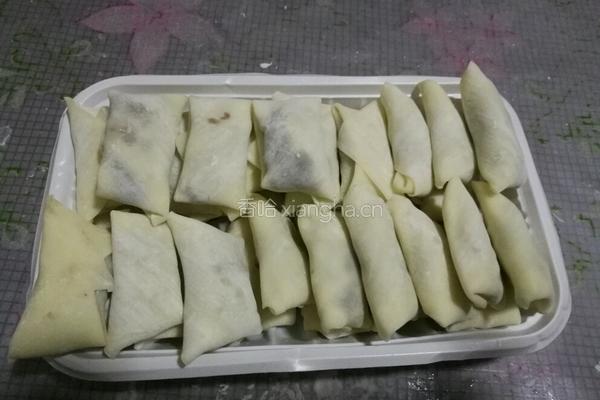 混沌皮春卷的做法图解6