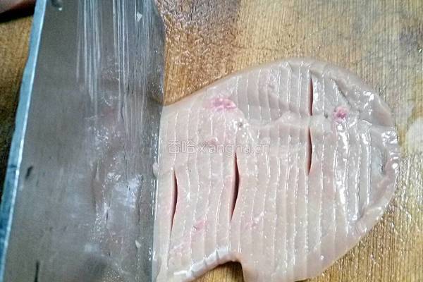 泡菜炒腰花的做法图解3