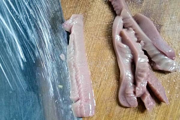 泡菜炒腰花的做法图解4
