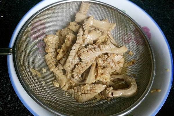 泡菜炒腰花的做法图解10