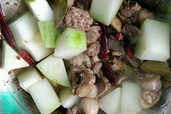 土豆冬瓜炖鸭的做法图解7