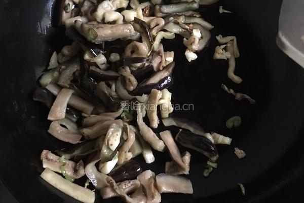 茄丝拌面的做法图解5