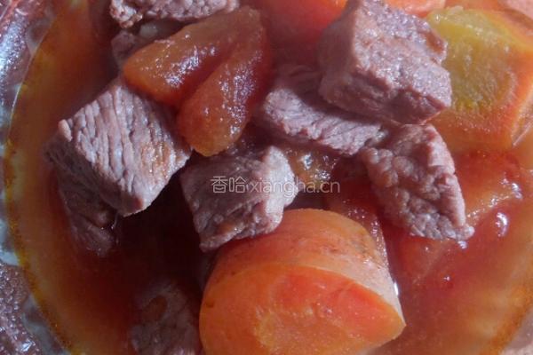 西红柿胡萝卜牛肉汤